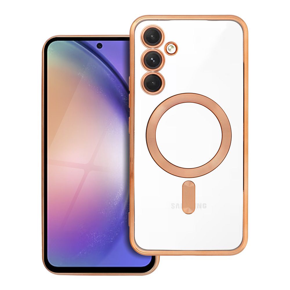 ELECTRO MAG COVER case compatible with MagSafe jaoks SAMSUNG A54 kuldne