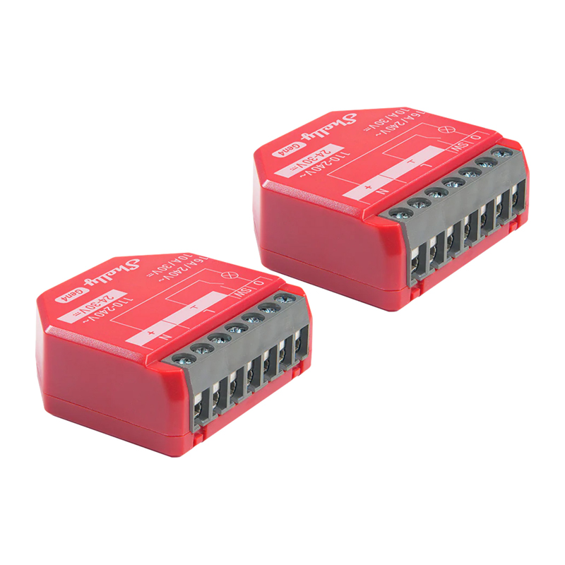 Shelly 1PM Gen4 Zigbee/Matter kontrollerite komplekt (2 tk)