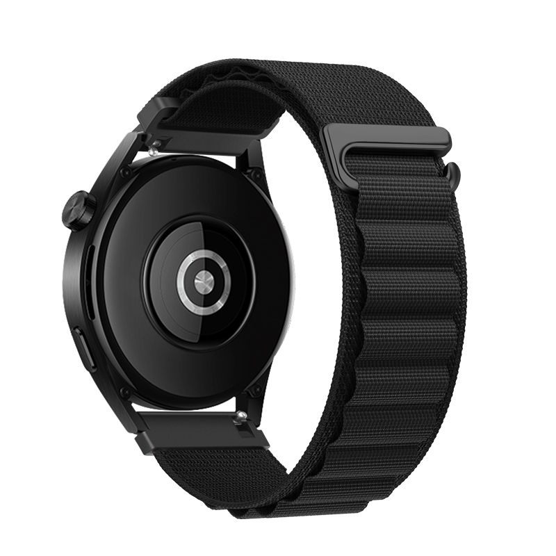 Strap to Samsung Galaxy Watch Forcell F-Design FS05 polyester fiber buckle 20 mm must