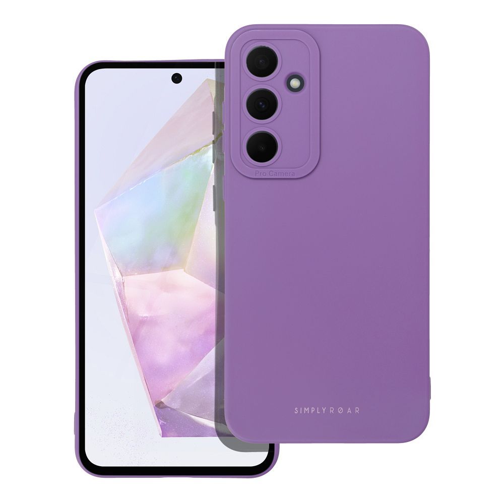 ROAR ümbris LUNA jaoks SAMSUNG A35 5G Violet