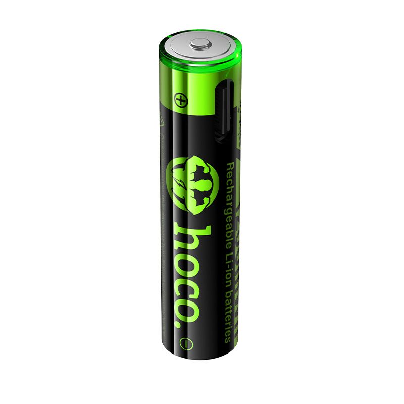 Laetav aku R3 (AAA) 320 mAh USB C-ga + kaabel USB A kuni 2 x USB C 2 tk Hoco JA4 must