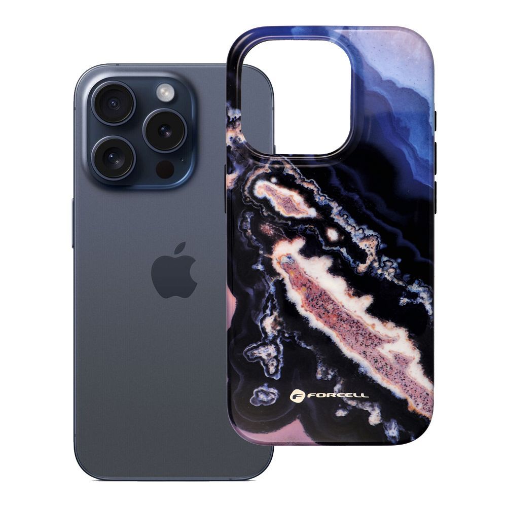 Ümbris jaoks iPhone 15 PRO Forcell F-Protect Mirage compatible with Magsafe Military Drop-Test kuldne island
