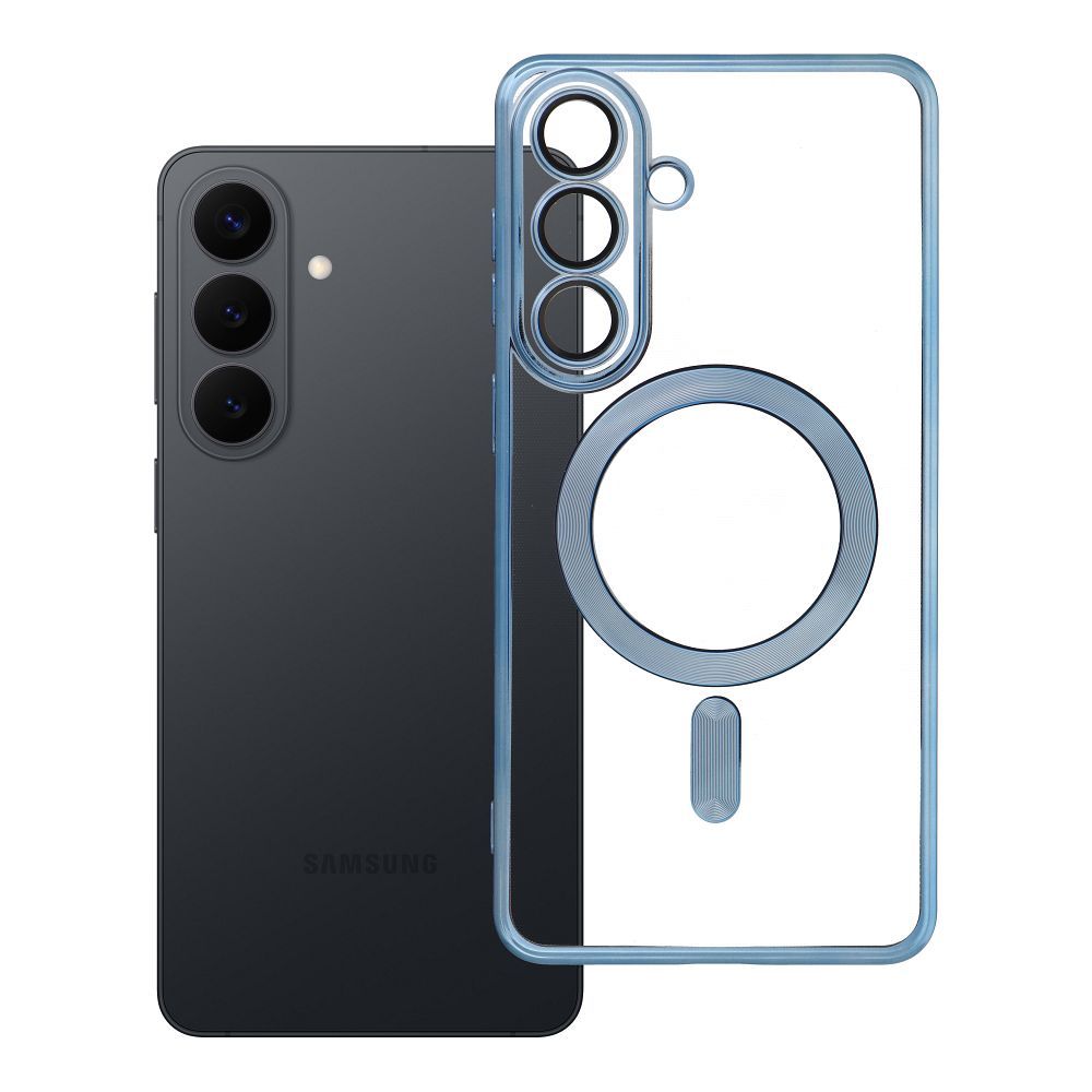 ELECTRO MAG COVER case compatible with MagSafe jaoks SAMSUNG S26 Edge sinine