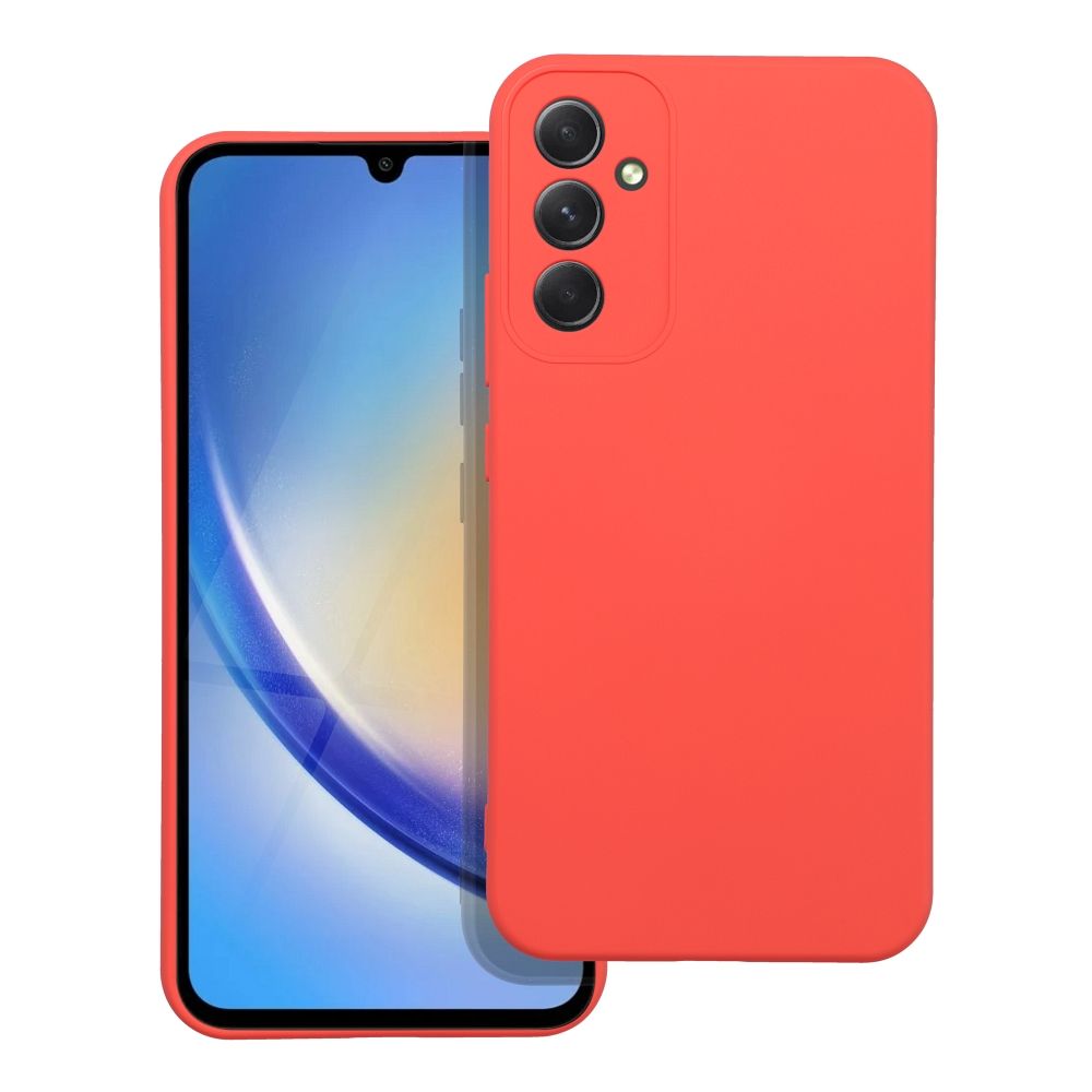 SILICONE case jaoks SAMSUNG A34 5G peach