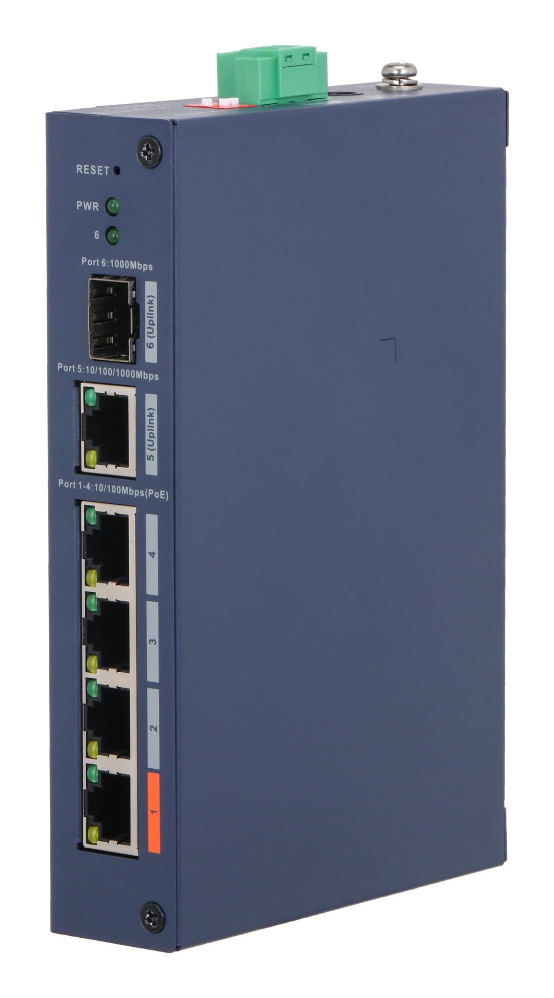 Dahua hallatav kommutaator L2 4xFast Ethernet 1xGigabit 1xSFP PoE