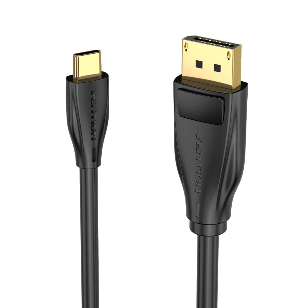 USB-C to DisplayPort 1.4 Kaabel Vention CGYBH, 2m, 8K 60Hz/4K 120Hz (must)