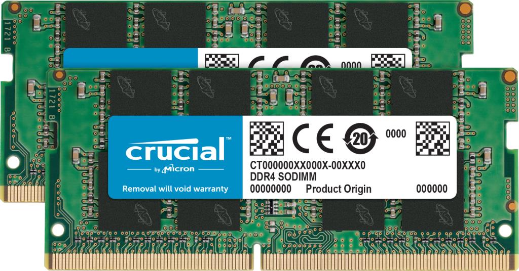 Sülearvuti mälu CRUCIAL 32GB (2x16GB) DDR4 PC25600 SO-DIMM