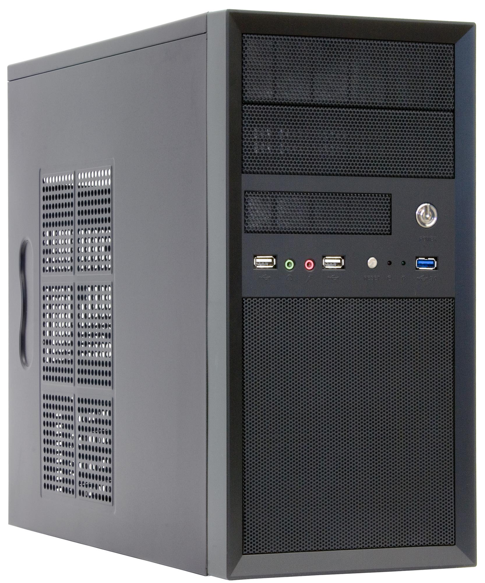 Chieftec CT-01B-OP arvutikorpus, MiniTower, MicroATX, must