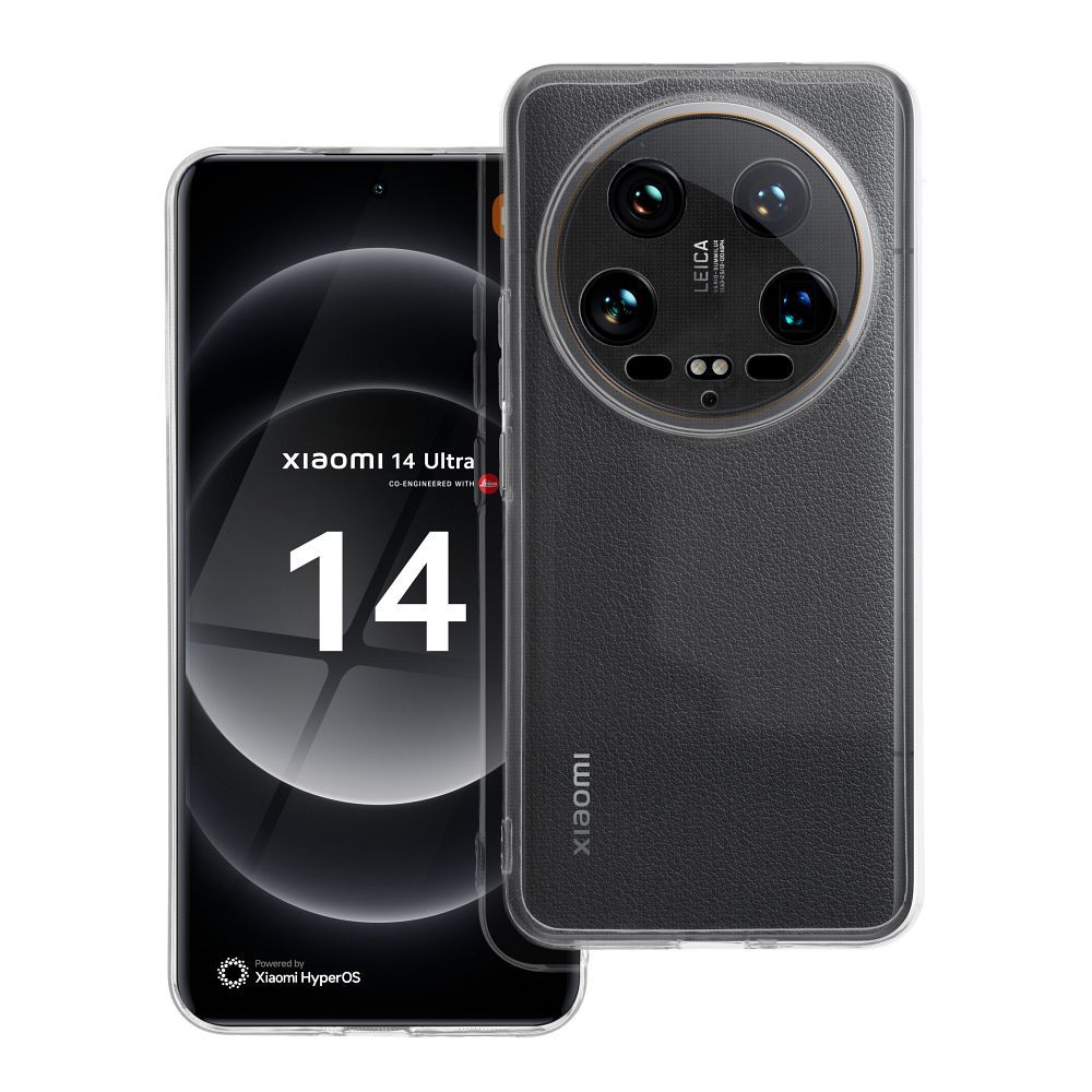 CLEAR Ümbris 2 mm jaoks XIAOMI 14 ULTRA (camera protection) läbipaistev