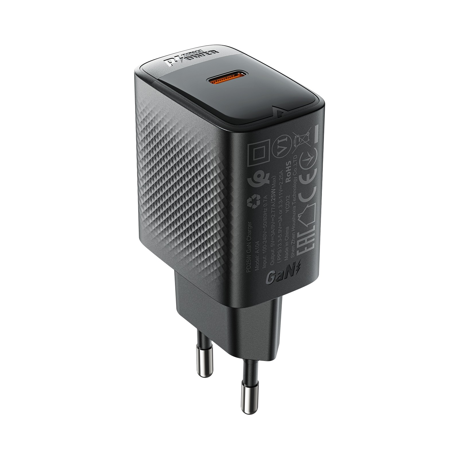 Laadija Acefast A104 25W GaN USB-C must