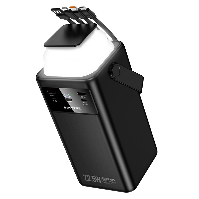 External battery Akupank Borofone BJ65B 22.5W 80000mAh must