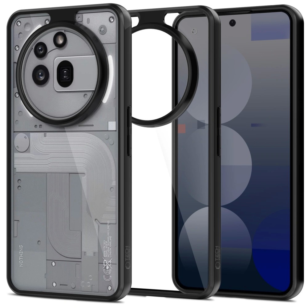 Tech-Protect MagMat Ümbris jaoks Nothing Phone 3A Pro - Clear/Must