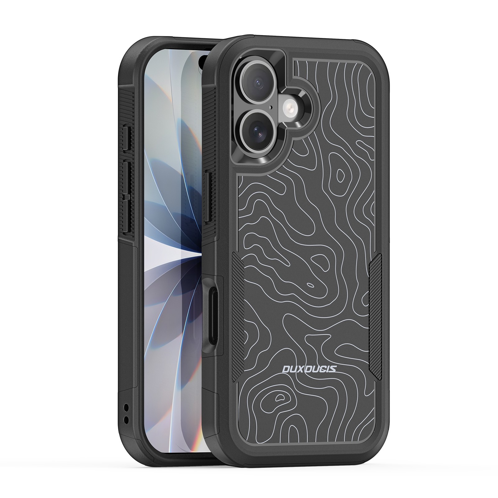 Ümbris Dux Ducis Shld Apple iPhone 17 must (Contour Pattern)