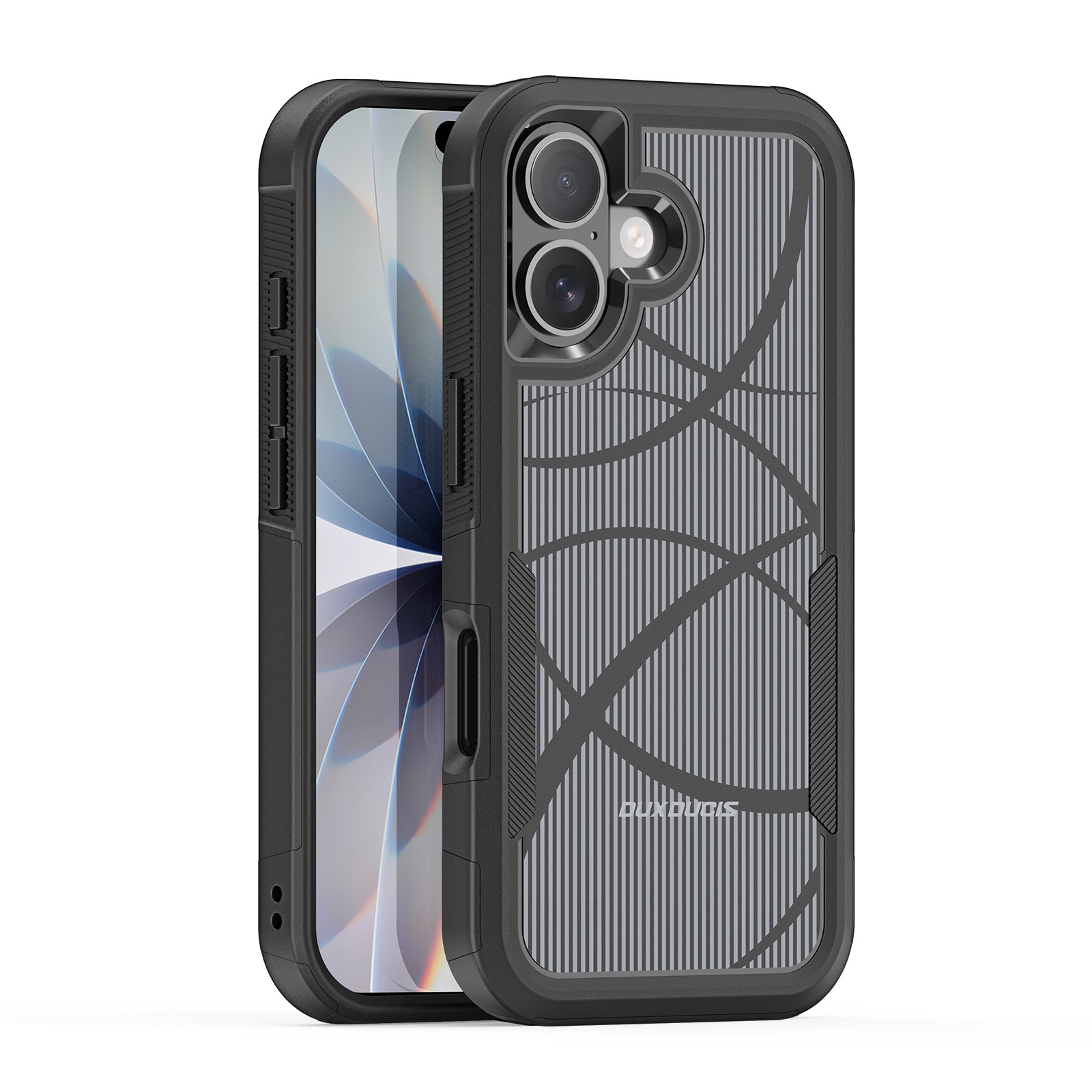 Чехол Dux Ducis Shld для Apple iPhone 17 чёрный узор Rhythm