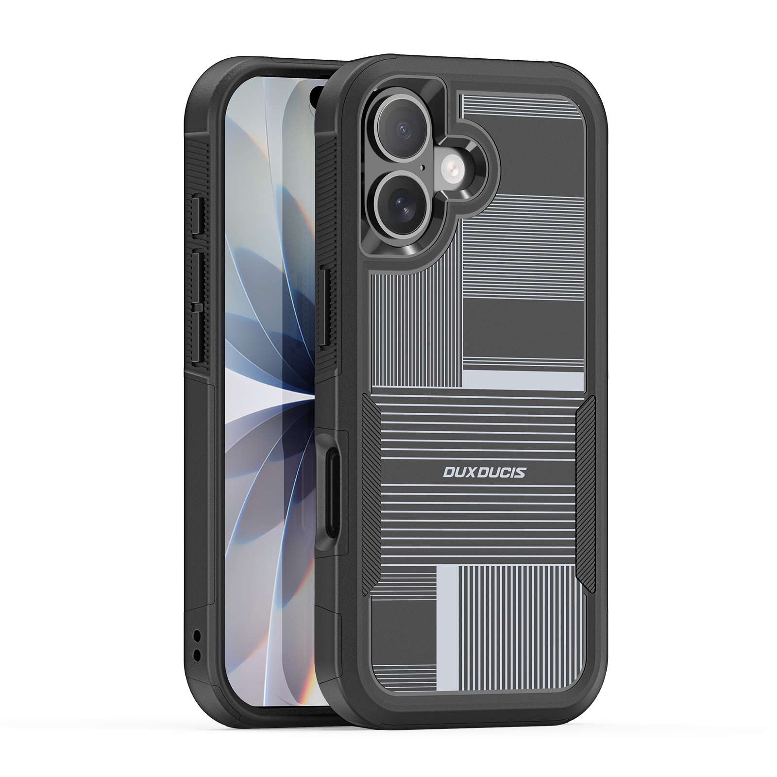 Ümbris Dux Ducis Shld Apple iPhone 17 must (Umbra Pattern)