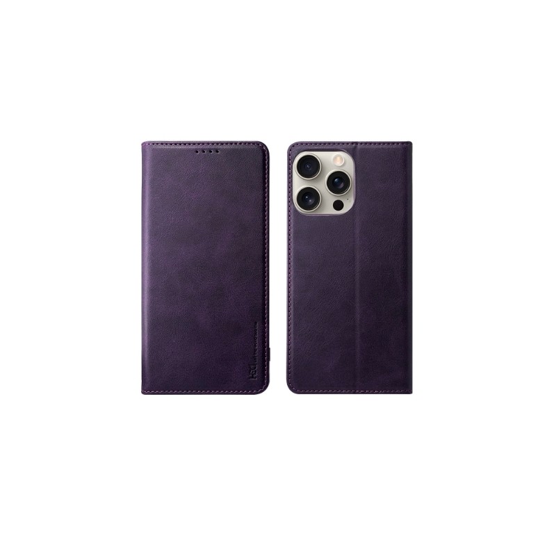 HDD Magnetic Кошелёк Чехол Apple iPhone 13 14 фиолетовый