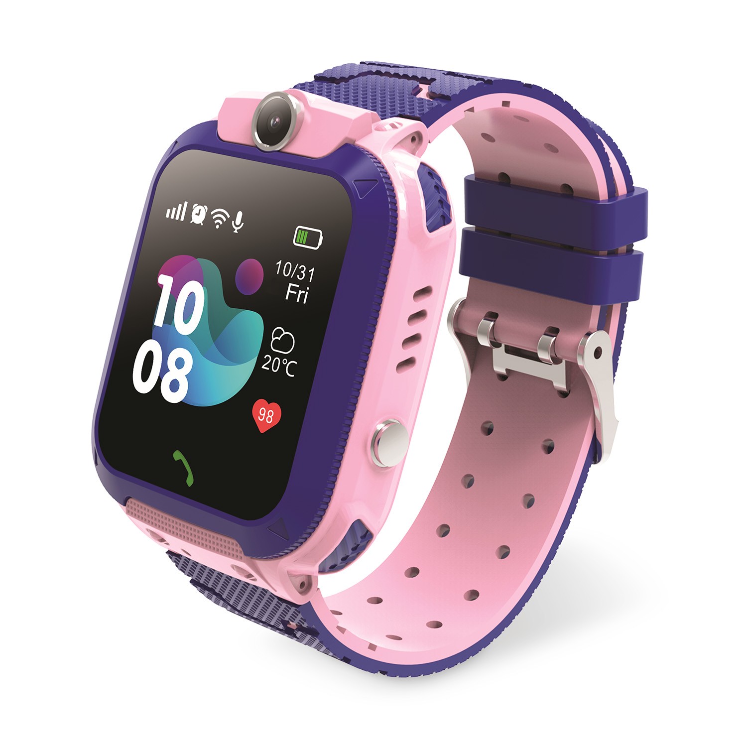 Smart Watch jaoks Kids Forever Smartwatch KW-220 roosa
