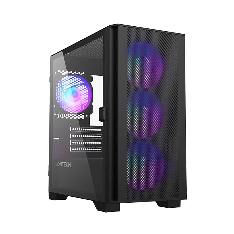 Arvutikorpus Montech Air 100 ARGB MidiTower must