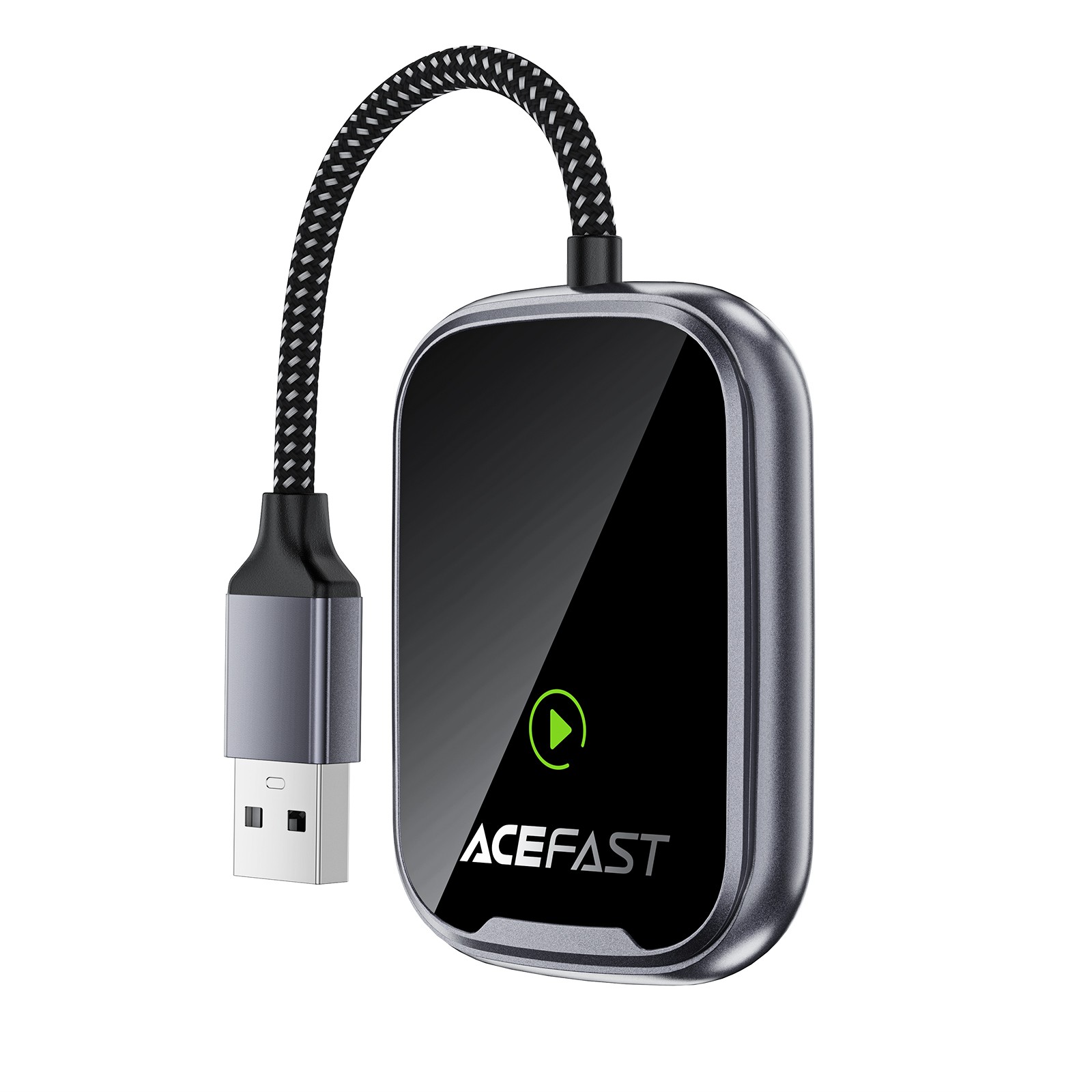 Juhtmevaba CarPlay/Android Auto adapter Acefast QC1 must