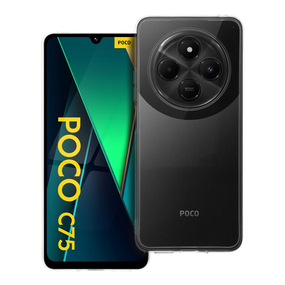 CLEAR Ümbris 2 mm jaoks XIAOMI POCO C75 (camera protection) läbipaistev