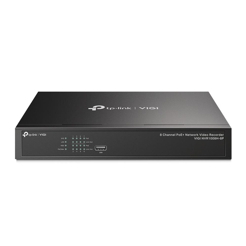 TP-Link Vigi 8-kanaline PoE+ võrgu videosalvesti NVR1008H-8P
