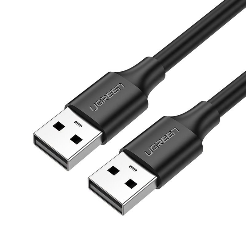 Ugreen kaabel USB 2.0 (pistik) - USB 2.0 (pistik) 1 m must (US128 10309)
