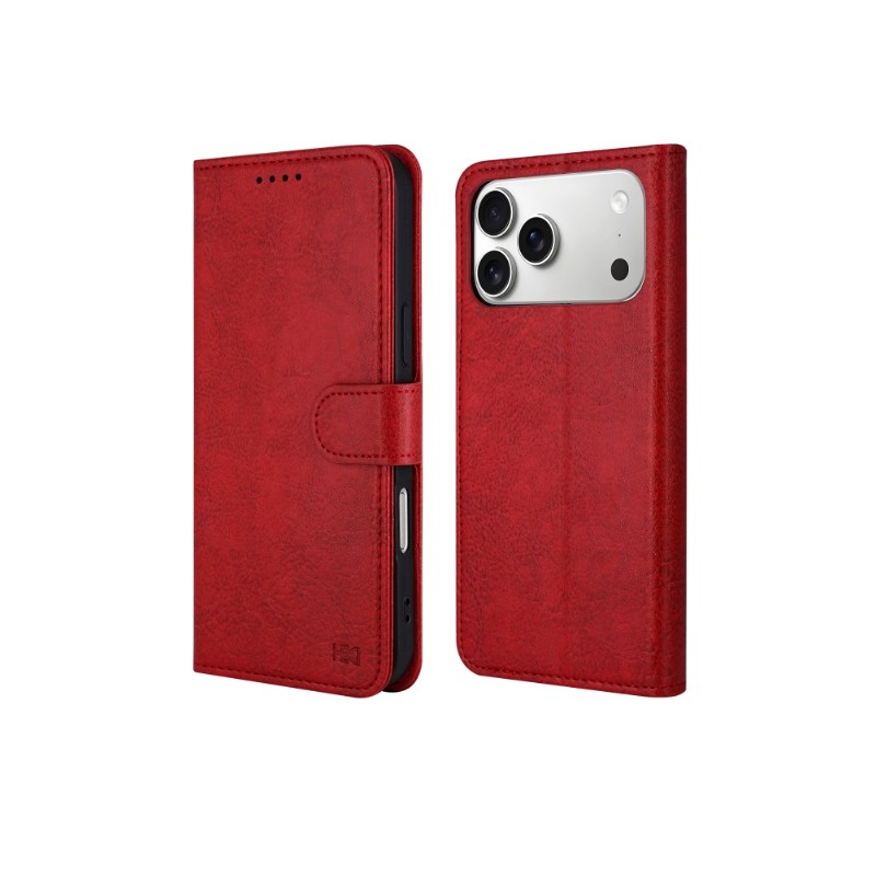 HDD Clasp Wallet ümbris Samsung A576 A57 5G jaoks, punane
