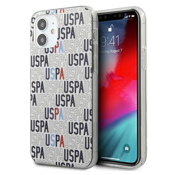 US Polo USHCP12SPCUSPA6 Logo Mania Collection ümbris seadmele iPhone 12 mini 5.4", valge