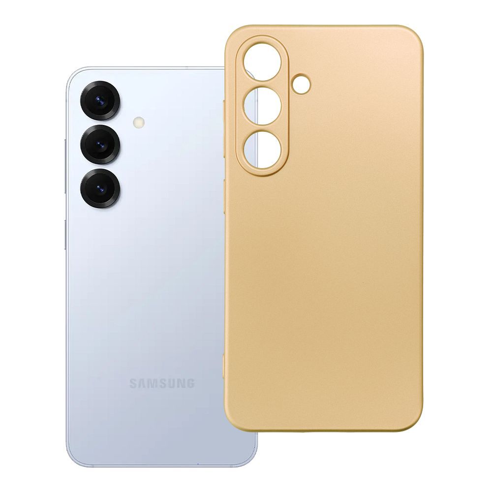 METALLIC Ümbris jaoks SAMSUNG S25 kuldne