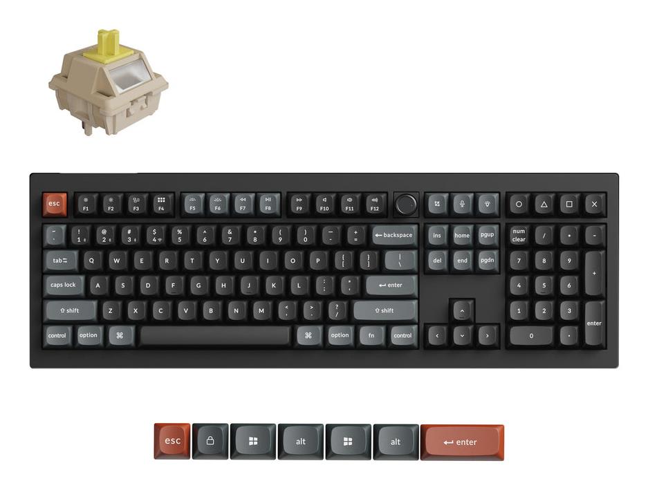 Juhtmevaba klaviatuur KEYCHRON V6 Ultra must