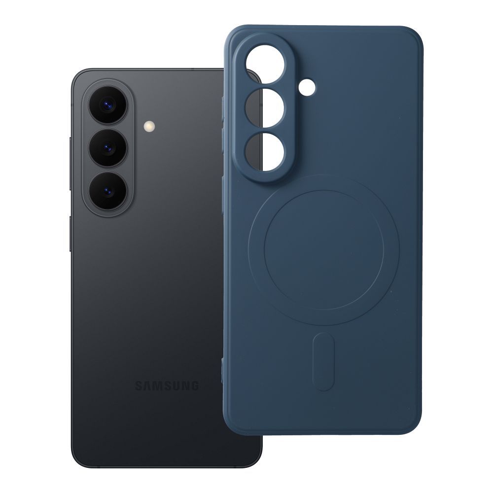 SILICONE MAG COVER Ümbris compatible with MagSafe jaoks SAMSUNG S26 Pro sinine