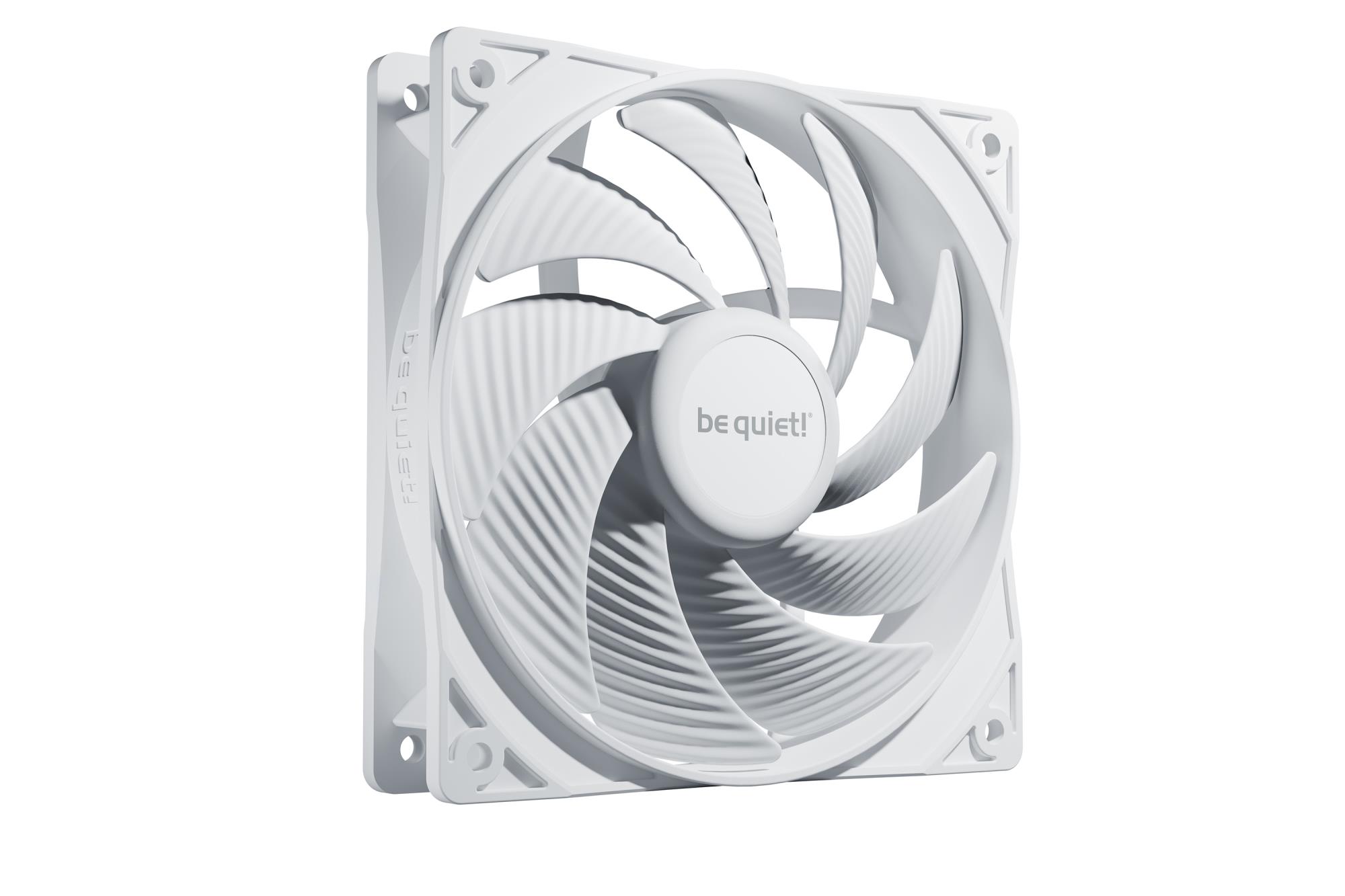 Be Quiet korpuse ventilaator 120mm Pure Wings 3 valge PWM kiire BL111