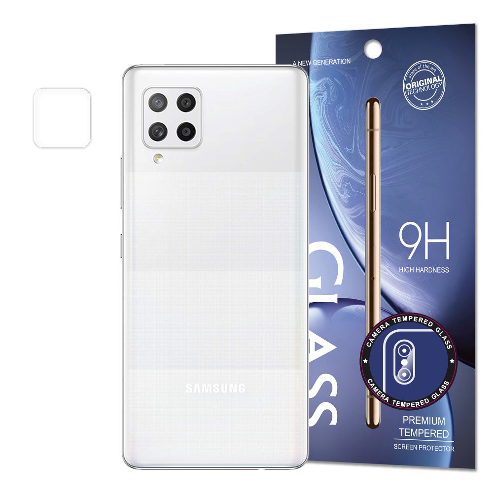 Kaamera Karastatud klaasist super vastupidav 9H klaasist kaitsekile Samsung Galaxy A42 5G (pakend - ümbrik)