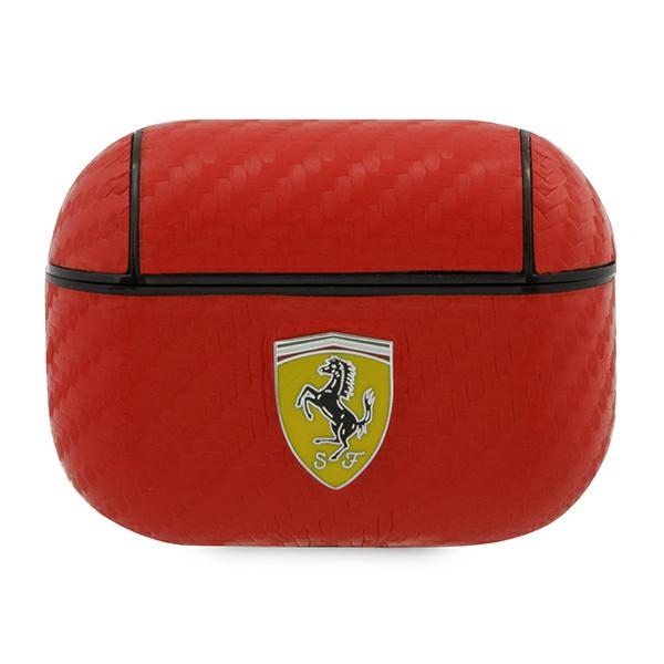 Ferrari FESAPCARE AirPods Pro ümbris punane/punane On Track PU Carbon