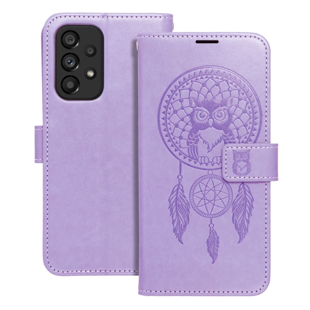 MEZZO Book ümbris jaoks SAMSUNG A53 5G dreamcatcher lilla