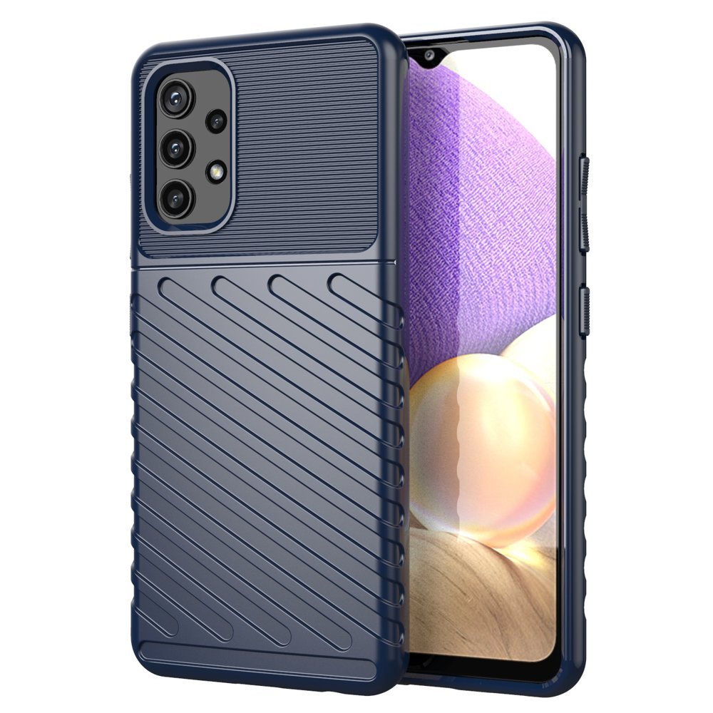 Thunder Case Paindlik ja vastupidav TPU ümbris Samsung Galaxy A72 4G sinine
