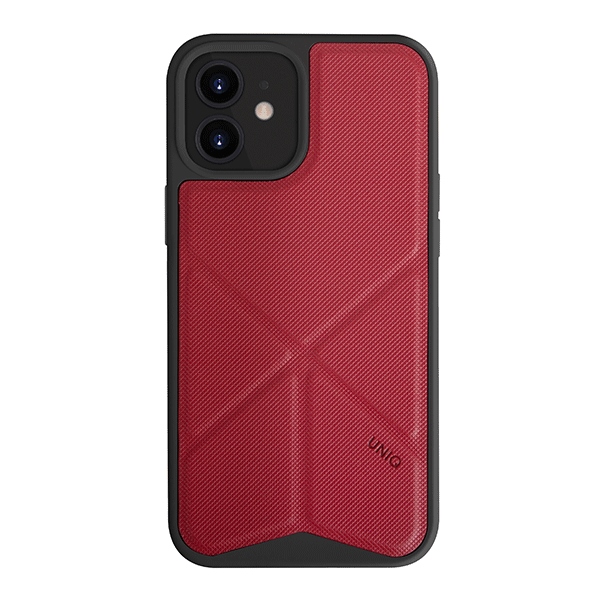 Uniq Transforma ümbris iPhone 12 mini jaoks - punane
