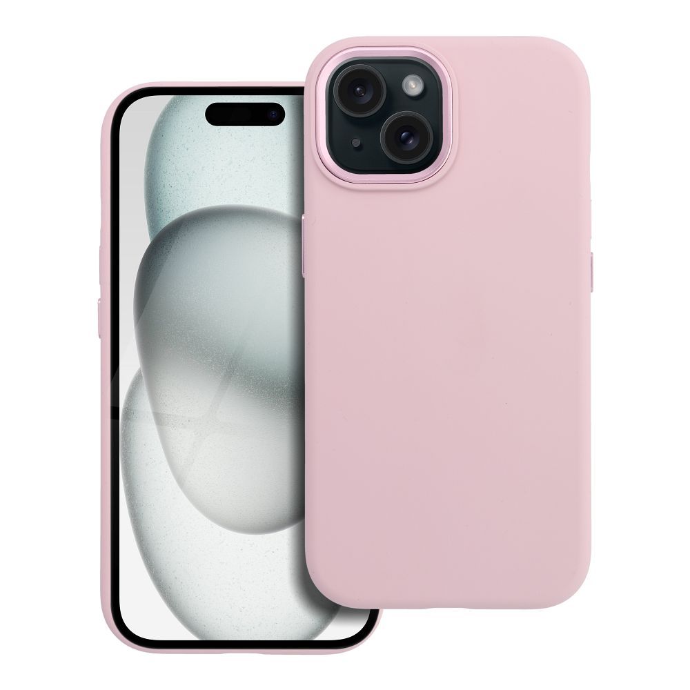 Ümbris to iPhone 15 Forcell F-Protect Raam Premium ühilduv koos Magsafe roosa