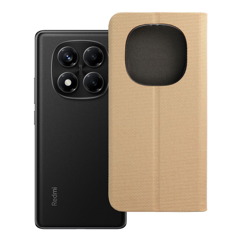 SENSITIVE Book case jaoks XIAOMI Redmi Note 14 PRO 4G kuldne