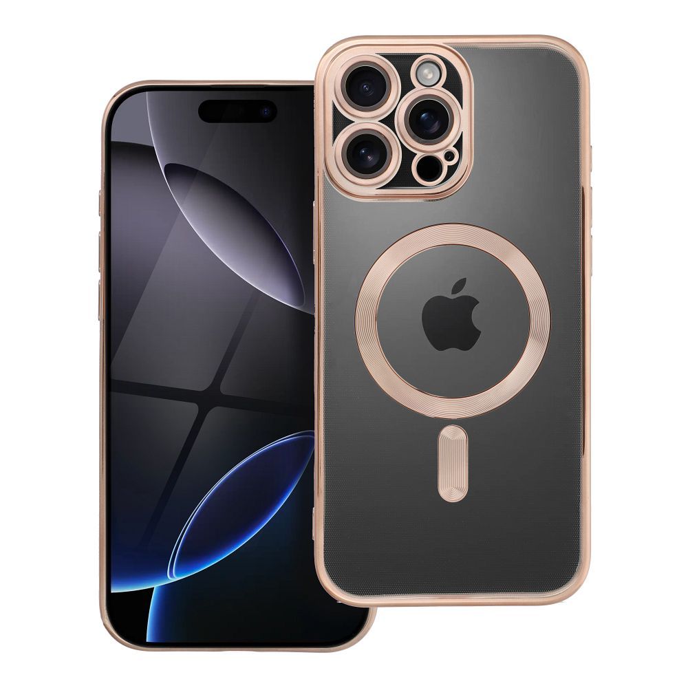 ELECTRO MAG COVER case compatible with MagSafe jaoks IPHONE 16 Pro Max brown