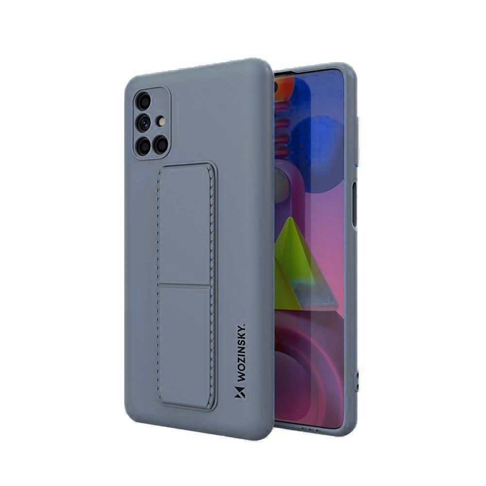 Wozinsky Kickstand Case silikoonist ümbris koos statiiviga Samsung Galaxy M51 sinine