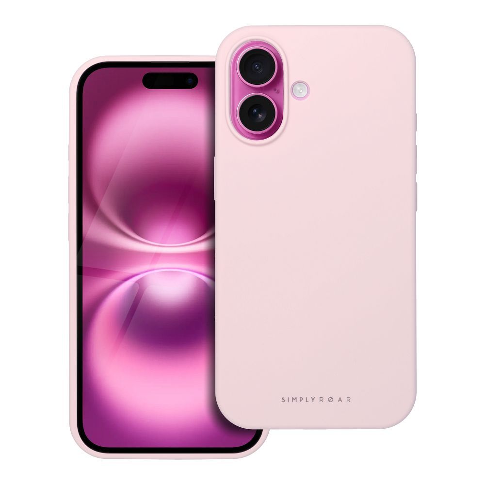 ROAR Ümbris CLOUD SKIN jaoks IPHONE 16 Light roosa