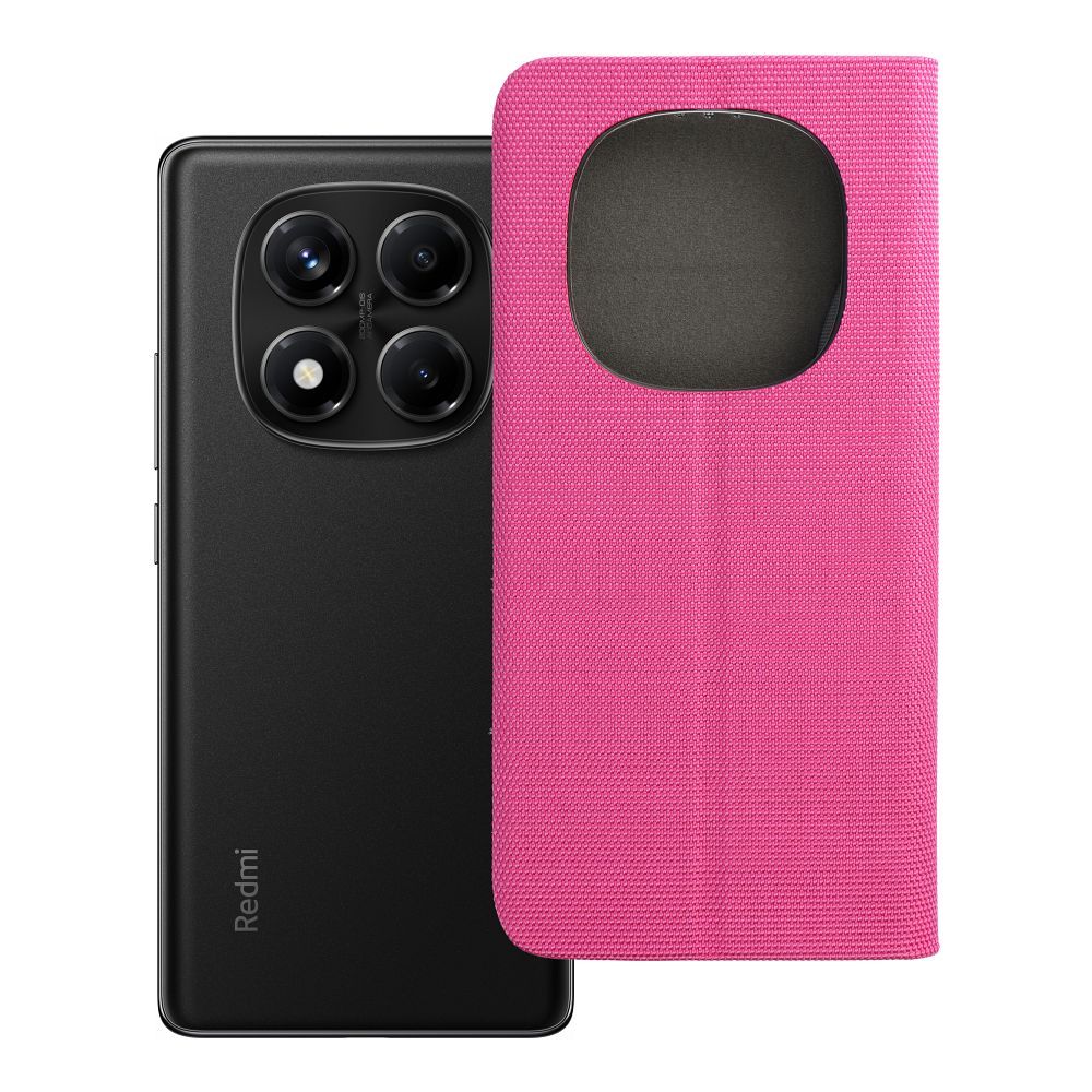 SENSITIVE Book case jaoks XIAOMI Redmi Note 14 PRO 4G light roosa