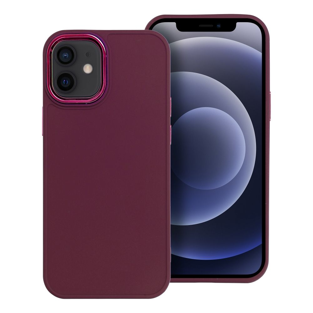 Чехол для iPhone 12 MINI Frame фиолетовый