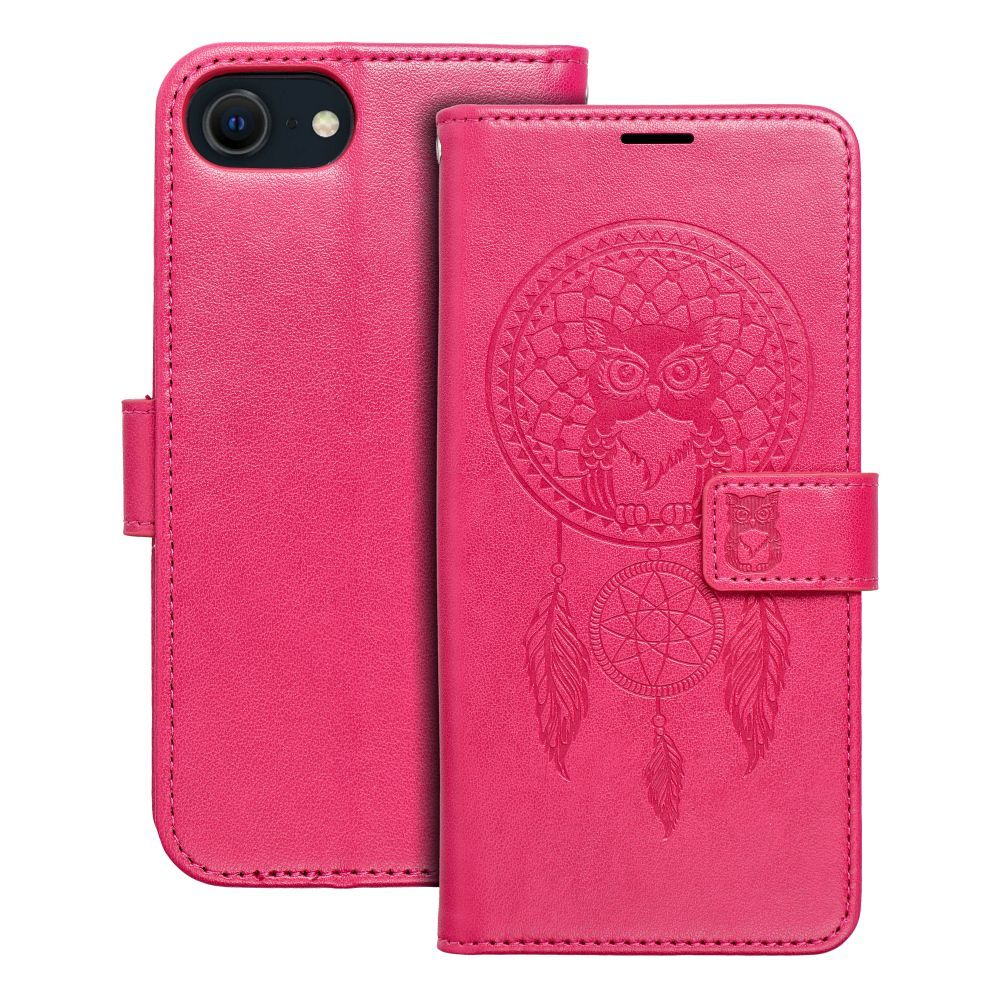 MEZZO Book ümbris jaoks IPHONE 7 / 8 / SE 2020 / SE 2022 dreamcatcher magenta