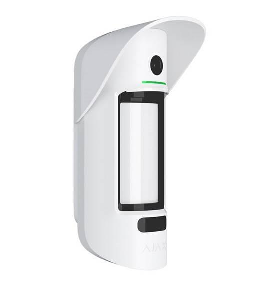 Ajax MotionCam Outdoor juhtmevaba detektor valge