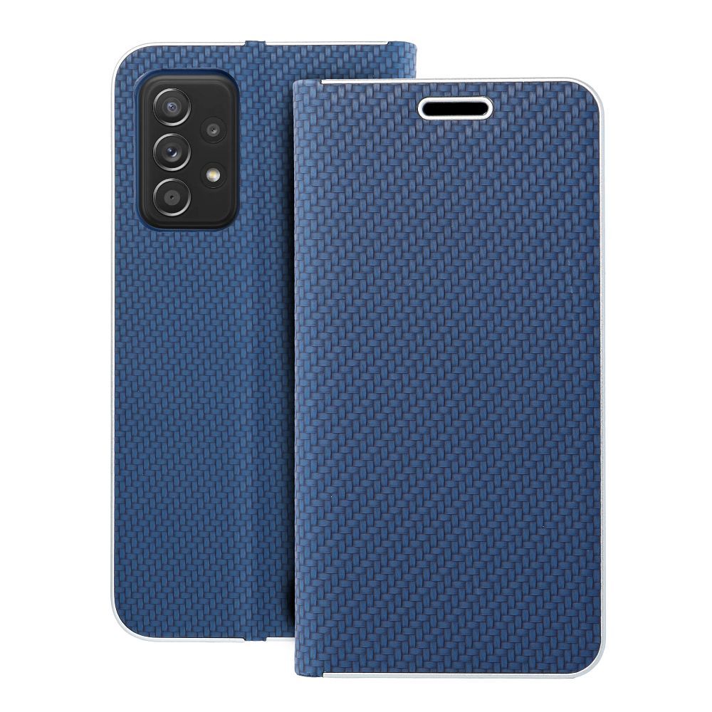 Flip чехол для Samsung A52 5G / A52 LTE ( 4G ) / A52s 5G Luna Book Carbon синий