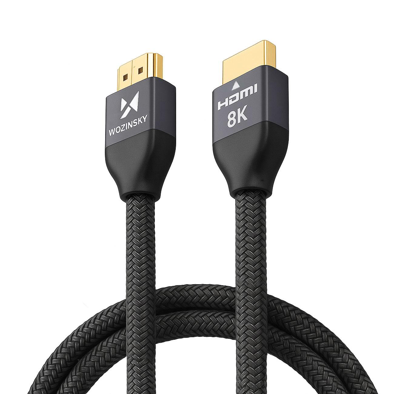 Wozinsky HDMI 2.1 Kaabel 8K 60 Hz 48 Gbps / 4K 120 Hz / 2K 144 Hz 2 m Hõbedane (WHDMI-20)