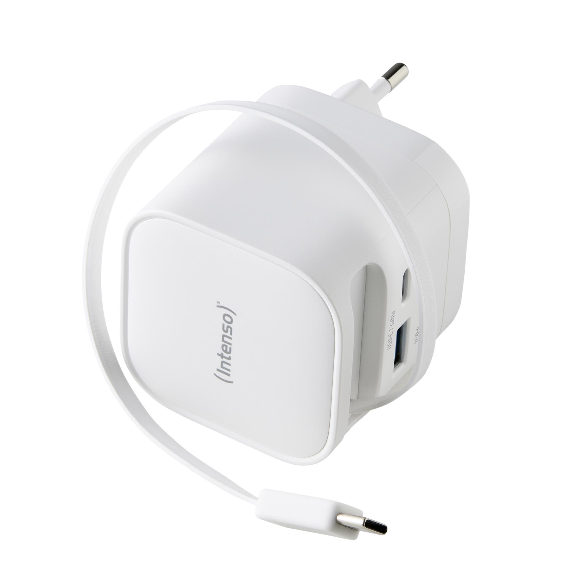 Intenso 7806522 toiteadapter 1xUSB-A 1xUSB-C must