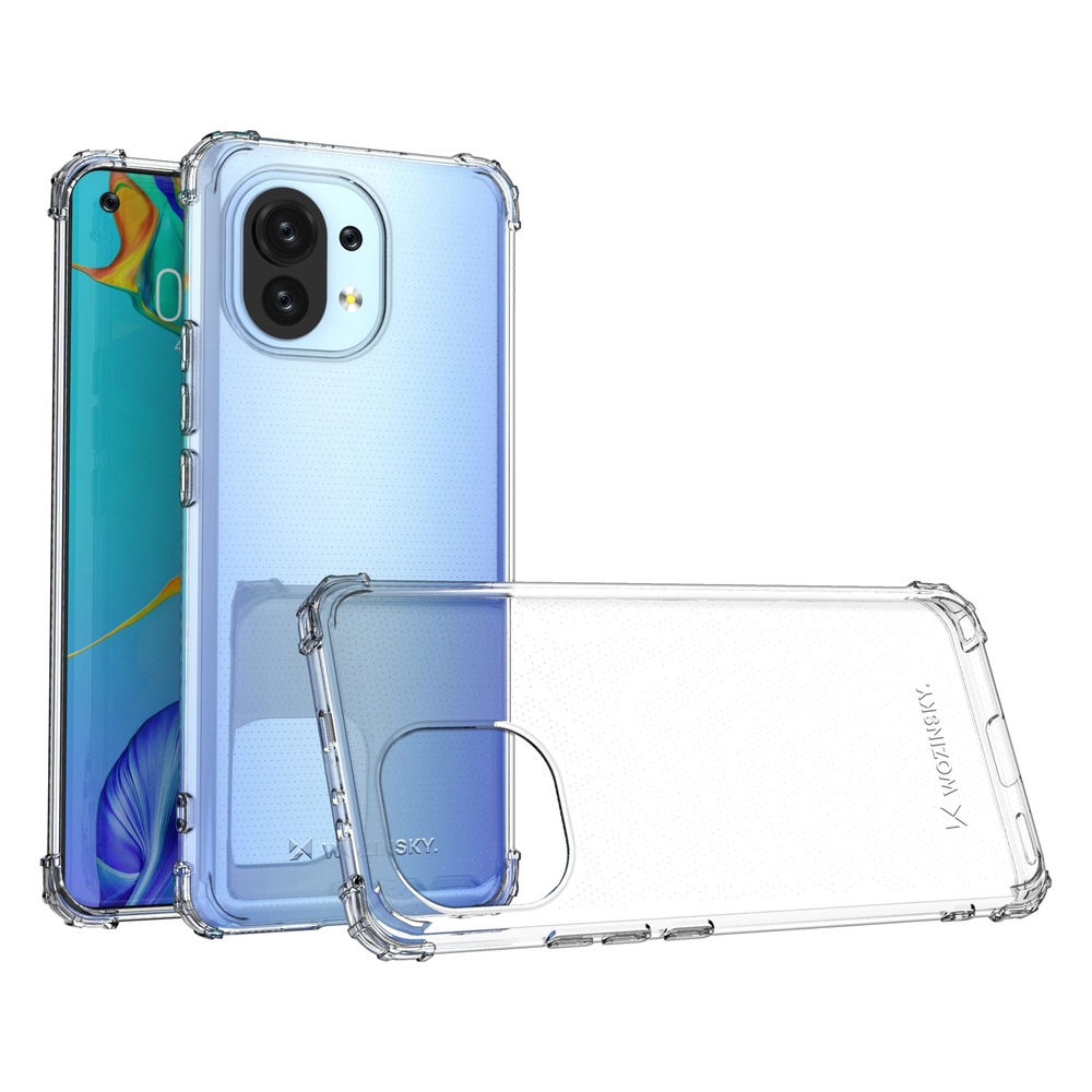 Wozinsky Anti Shock vastupidav ümbris koos Military Grade kaitsega Xiaomi Mi 11 läbipaistevale